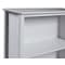 Alaterre Furniture Simplicity 48"H Wood 3-Shelf Bookcase, Dove Gray AJSP0580 - alternate 5